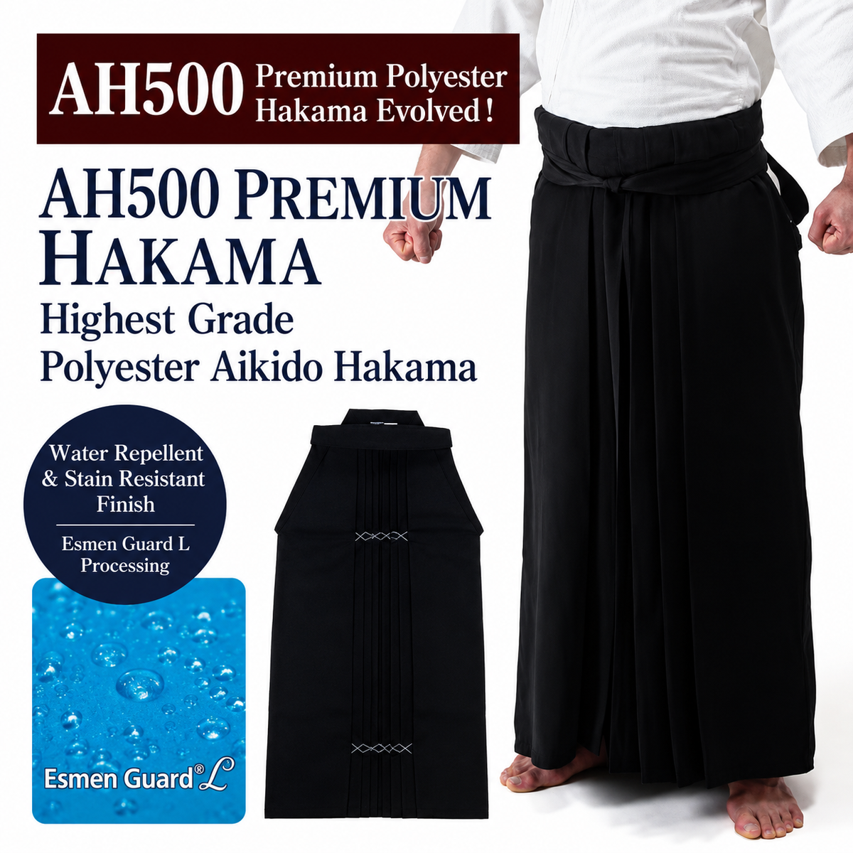 AH500 Premium Aikido Hakama